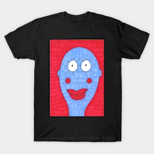 Blue and Red Man T-Shirt